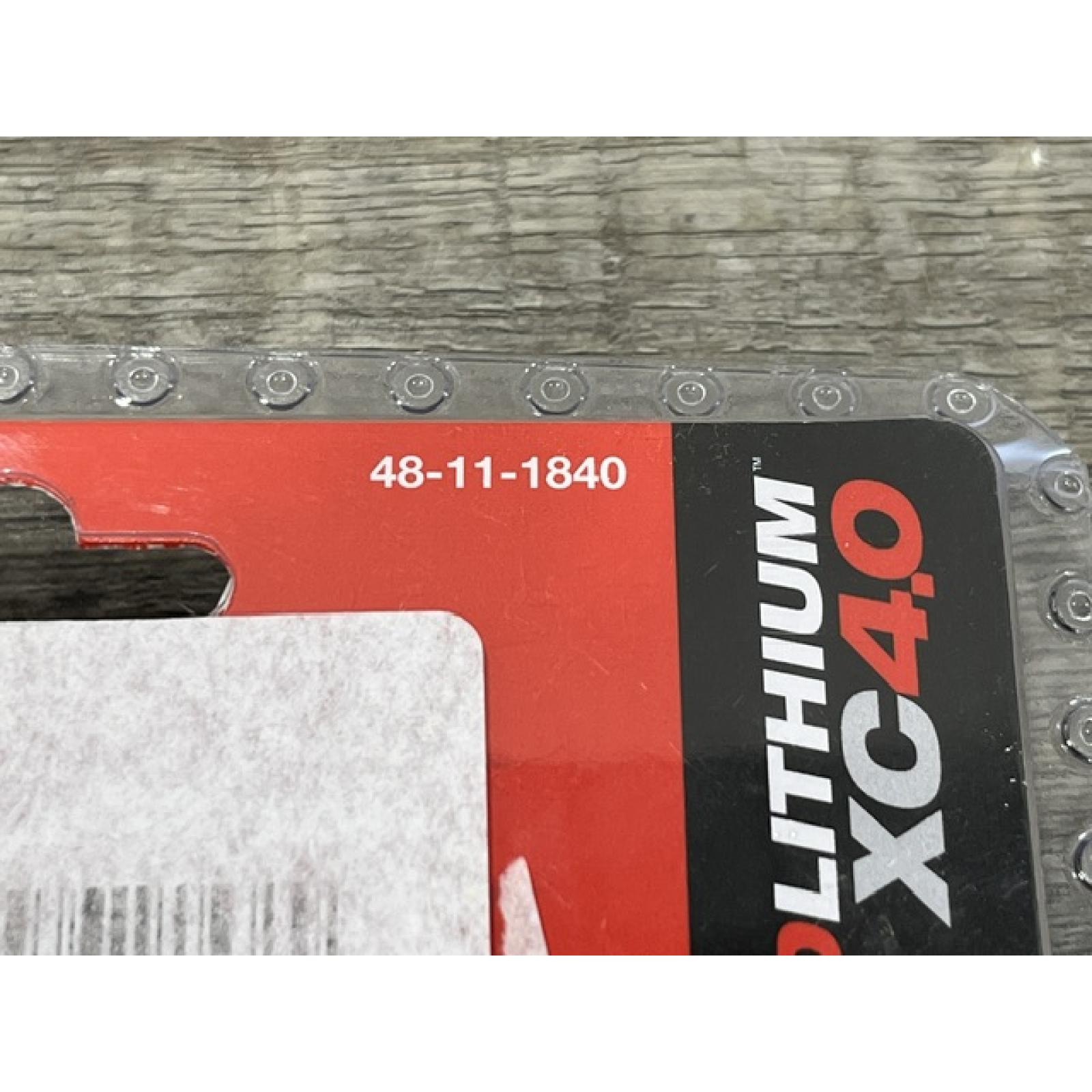 NEW - Milwaukee 18-Volt 4.0 Ah Lithium-Ion XC Extended Capacity Battery Pack