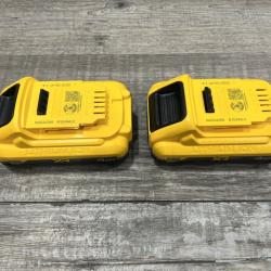 AS-IS DEWALT 20V MAX XR Lithium-Ion 4.0 Ah Battery Packs (2-Pack)