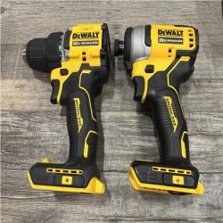 AS-IS DEWALT ATOMIC 20-Volt MAX Lithium-Ion Cordless Combo Kit