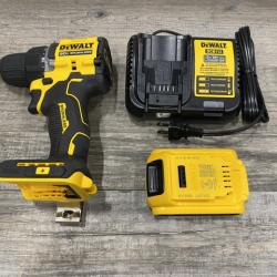 AS-IS DEWALT Atomic 20V Lithium-Ion Cordless Compact 1/2 in. Drill/Driver Kit