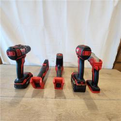 AS-IS- M18 18V Lithium-Ion Cordless Combo Kit (5-Tool) with (2) Batteries  Charger and Tool Bag