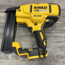 AS-IS DEWALT 20V MAX XR Lithium-Ion Cordless 18-Gauge Narrow Crown Stapler Kit