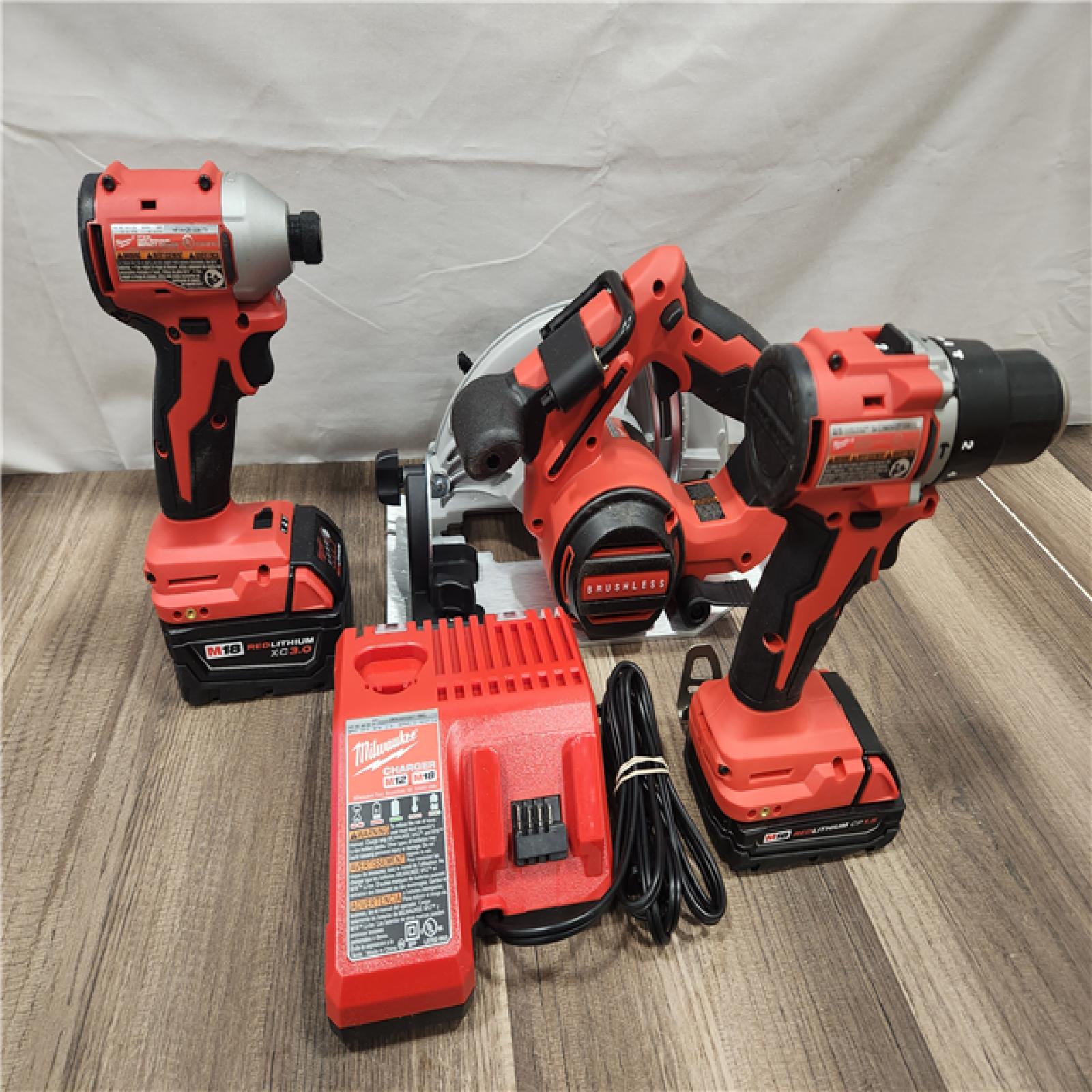 AS-IS- Milwaukee M18 4-Tool Combo Kit