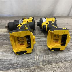 AS-IS DEWALT 20V XR Lithium-Ion Cordless 2-Tool Combo Kit