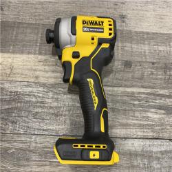 AS-IS DEWALT Atomic 20V Max Lithium-Ion Brushless Cordless Compact 1/4 in. Impact Driver Kit