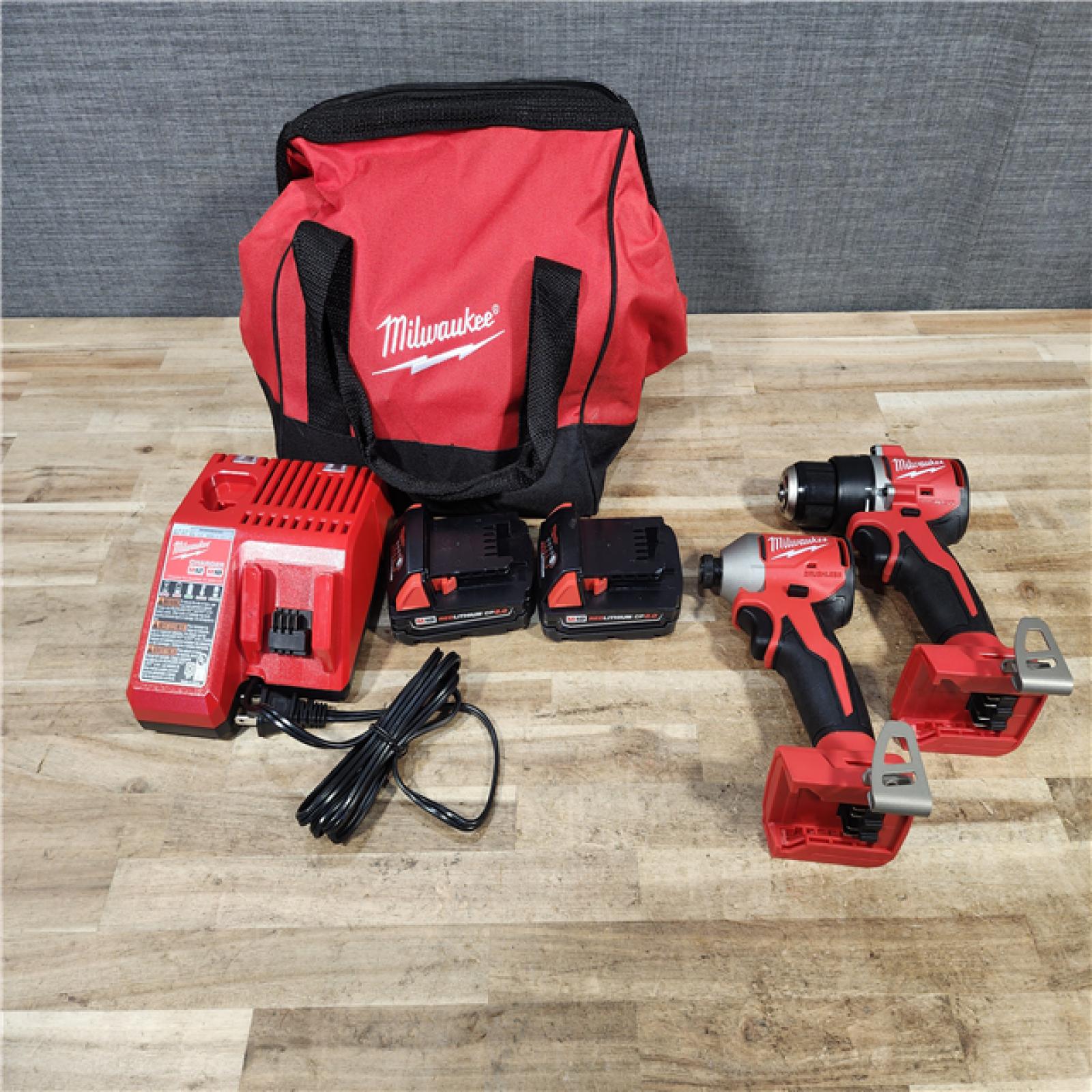 Milwaukee 2 Tool Combo Kit W/ (2) Battery & Charger