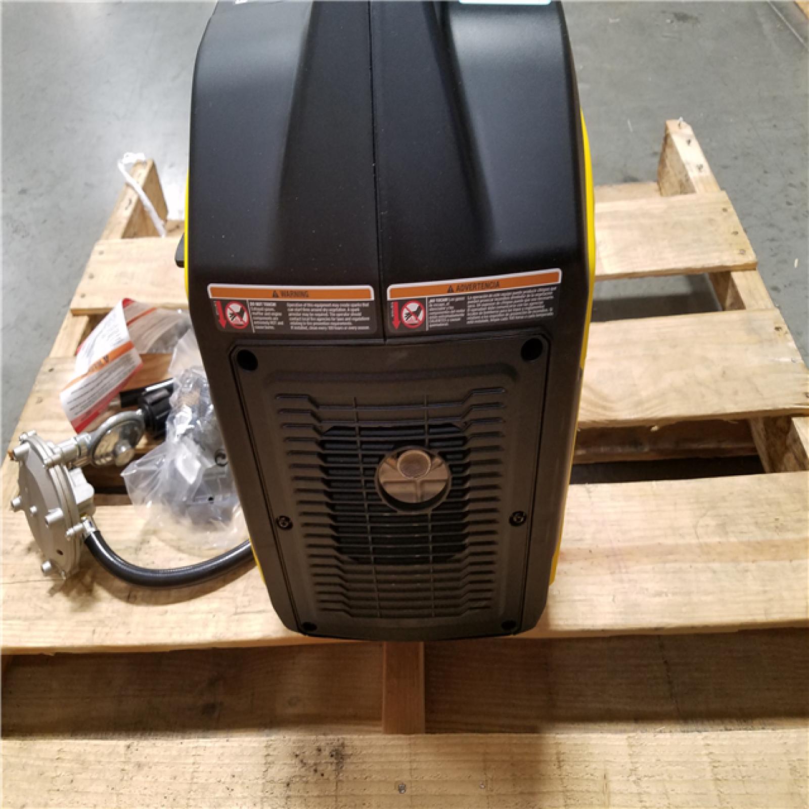 CALIFORNIA AS-IS CHAMPION DUAL FUEL PORTABLE GENERATOR