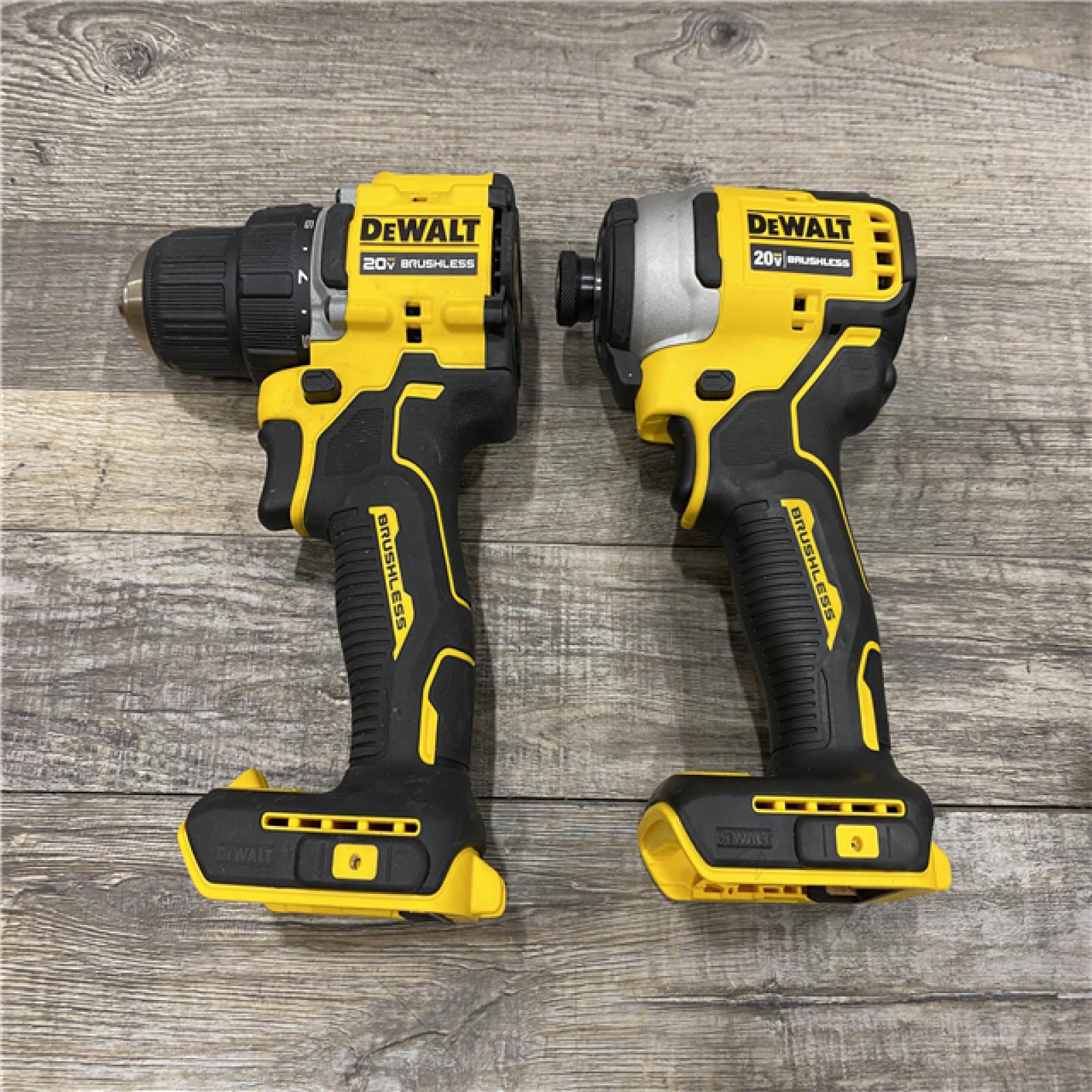 AS-IS DEWALT ATOMIC 20-Volt MAX Lithium-Ion Cordless Combo (2-Tool) Kit