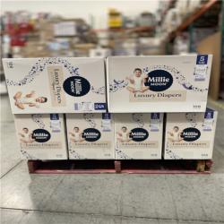 DALLAS LOCATION - Millie Moon Luxury Disposable Diapers - Size 5 - 108ct PALLET-(20 CASES)