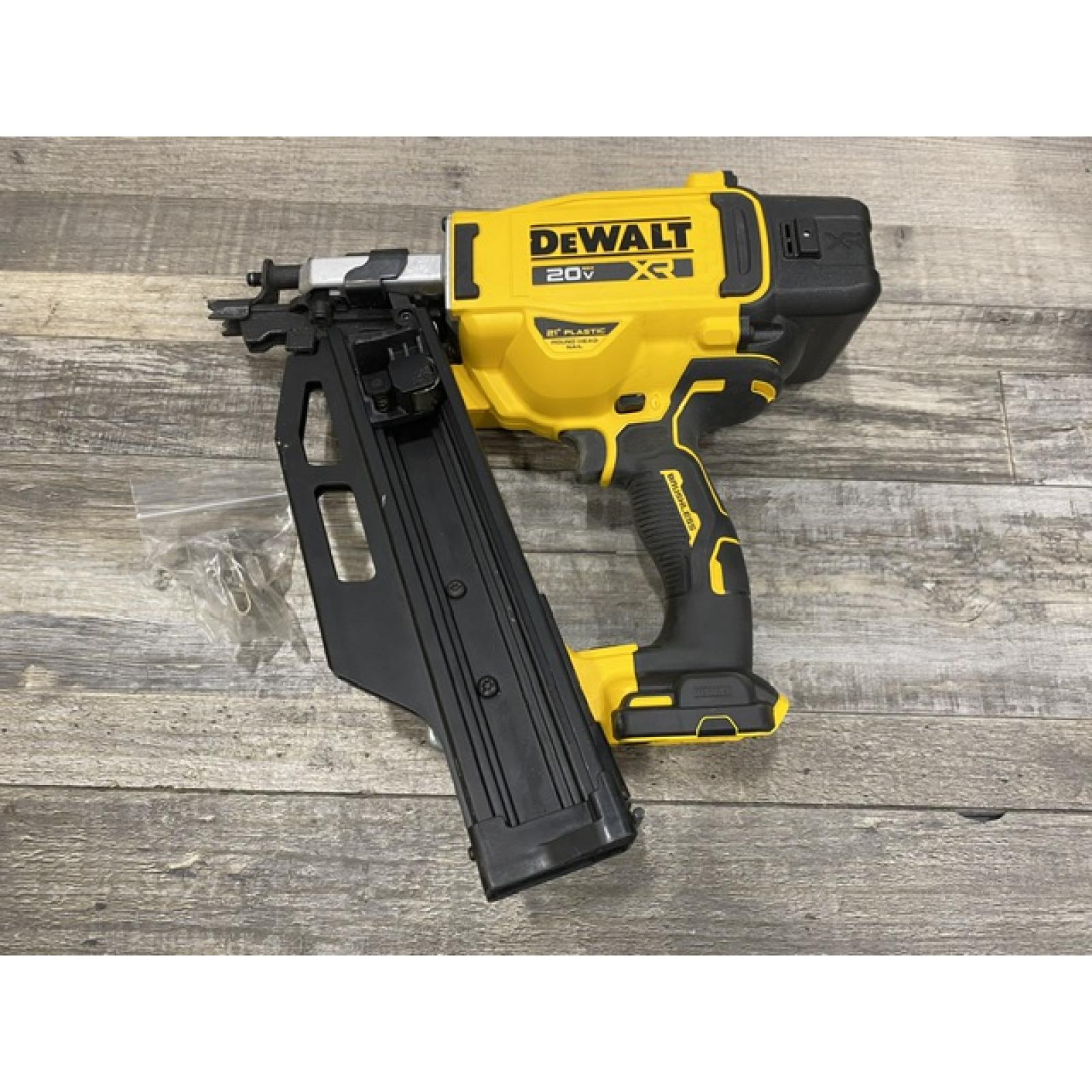 AS-IS DEWALT 20-Volt 21° Cordless Framing Nailer (Tool-Only)