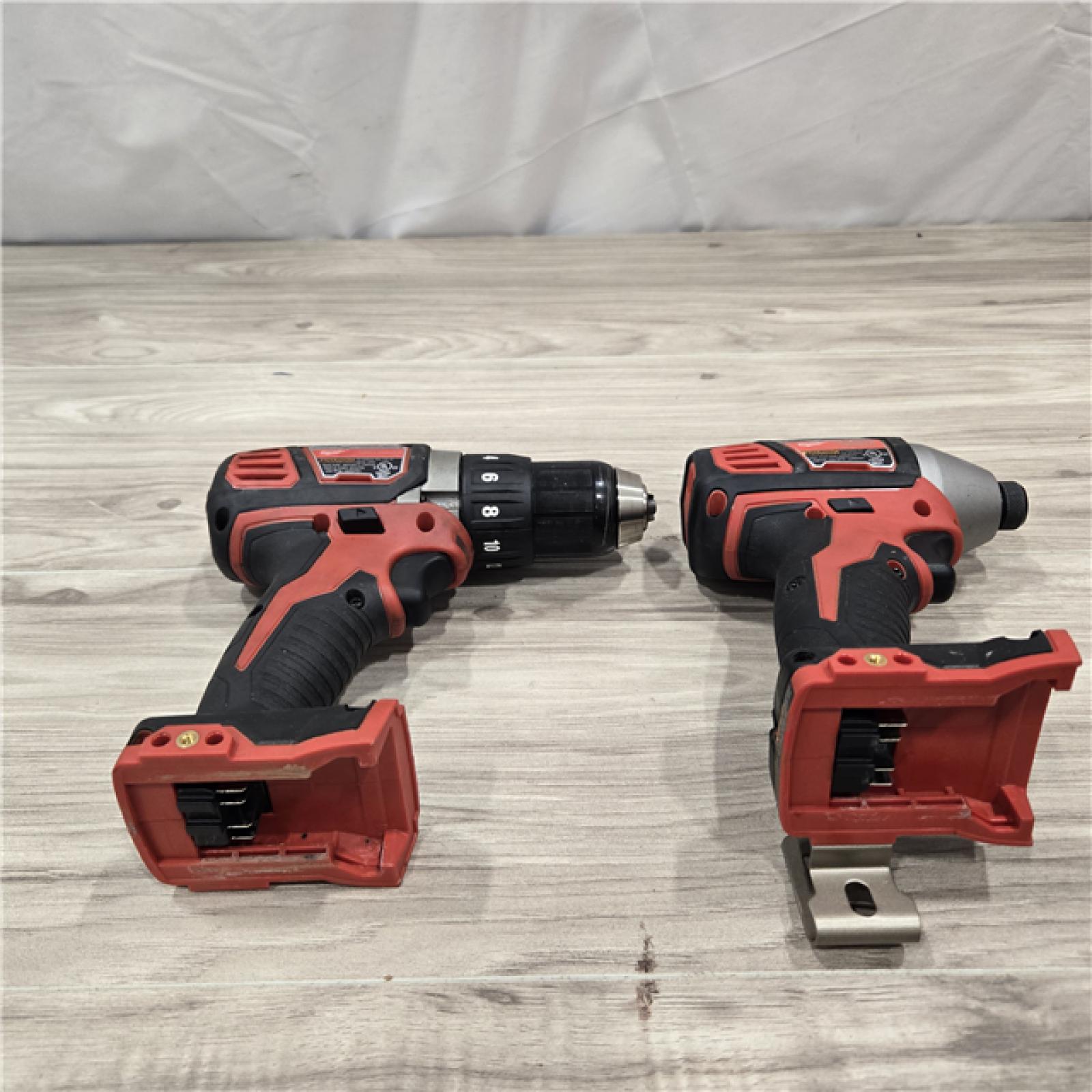 AS-IS Milwaukee 18V Cordless Brushed 2-Tool Drill/Driver and Impact Driver Kit
