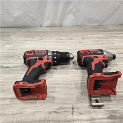 AS-IS Milwaukee 18V Cordless Brushed 2-Tool Drill/Driver and Impact Driver Kit