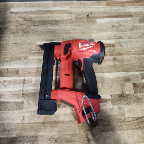 Houston Location AS-IS Milwaukee FUEL 18-Volt Lithium-Ion Brushless Cordless 18-Gauge 1/4 in. Narrow Crown Stapler (Tool-Only)