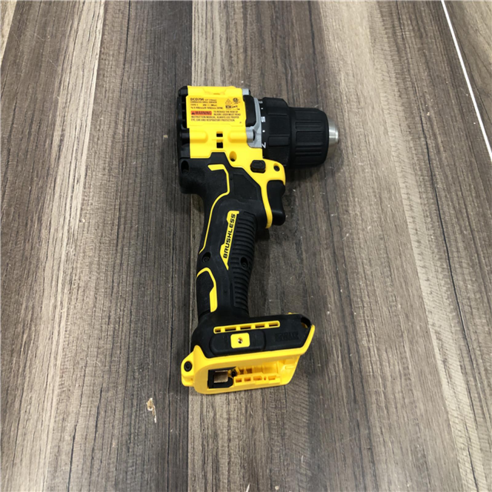 AS-IS DEWALT ATOMIC 20-Volt MAX Brushless Cordless 1/2 in. Drill Driver (Tool-Only)
