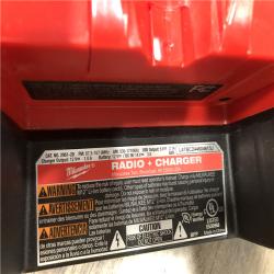 AS-IS Milwaukee 12-Volt Lithium-Ion Cordless Bluetooth/AM/FM Jobsite Radio with Charger