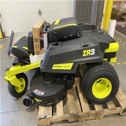 DALLAS LOCATION - AS-IS RYOBI ZR3 80V HP Brushless Electric 42 in. Zero Turn Riding Mower with (2) 14.0 Ah Batteries and Charger