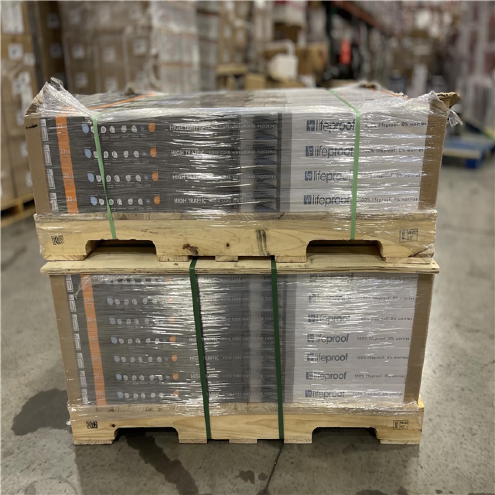 DALLAS LOCATION - Lifeproof Brooks Oak 22 MIL x 8.7 in. W x 48 in. L Click Lock Waterproof Luxury Vinyl Plank Flooring (20.1 sqft/case) PALLET-(44 CASES)