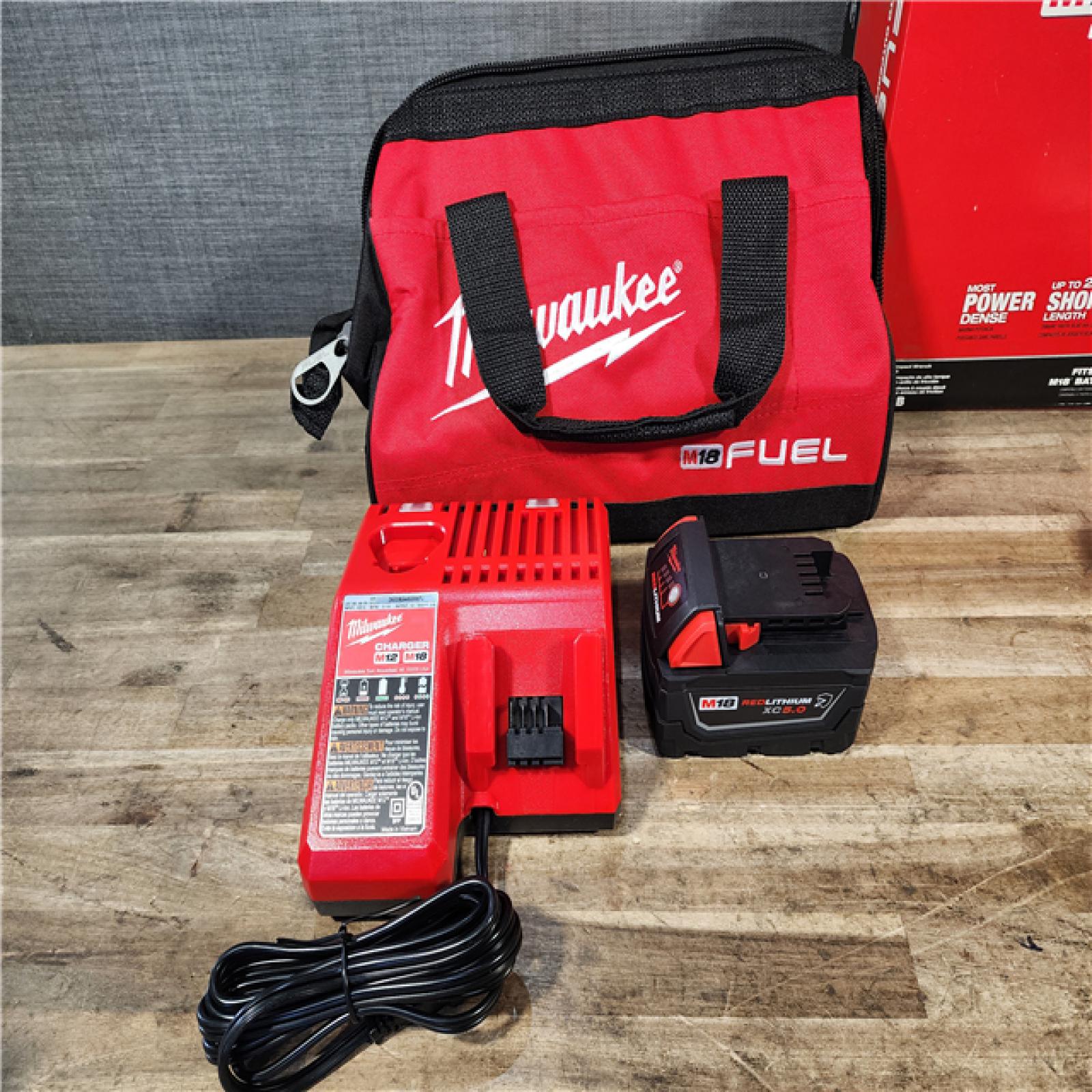 HOUSTON LOCATION - AS-IS Milwaukee FUEL 18V Lithium-Ion Brushless Cordless 1/2 in. Impact Wrench w/Friction Ring Kit