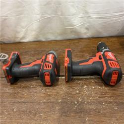 AS-IS Milwaukee 18V Cordless Brushed 2 Tool Drill/Driver and Impact Driver Kit