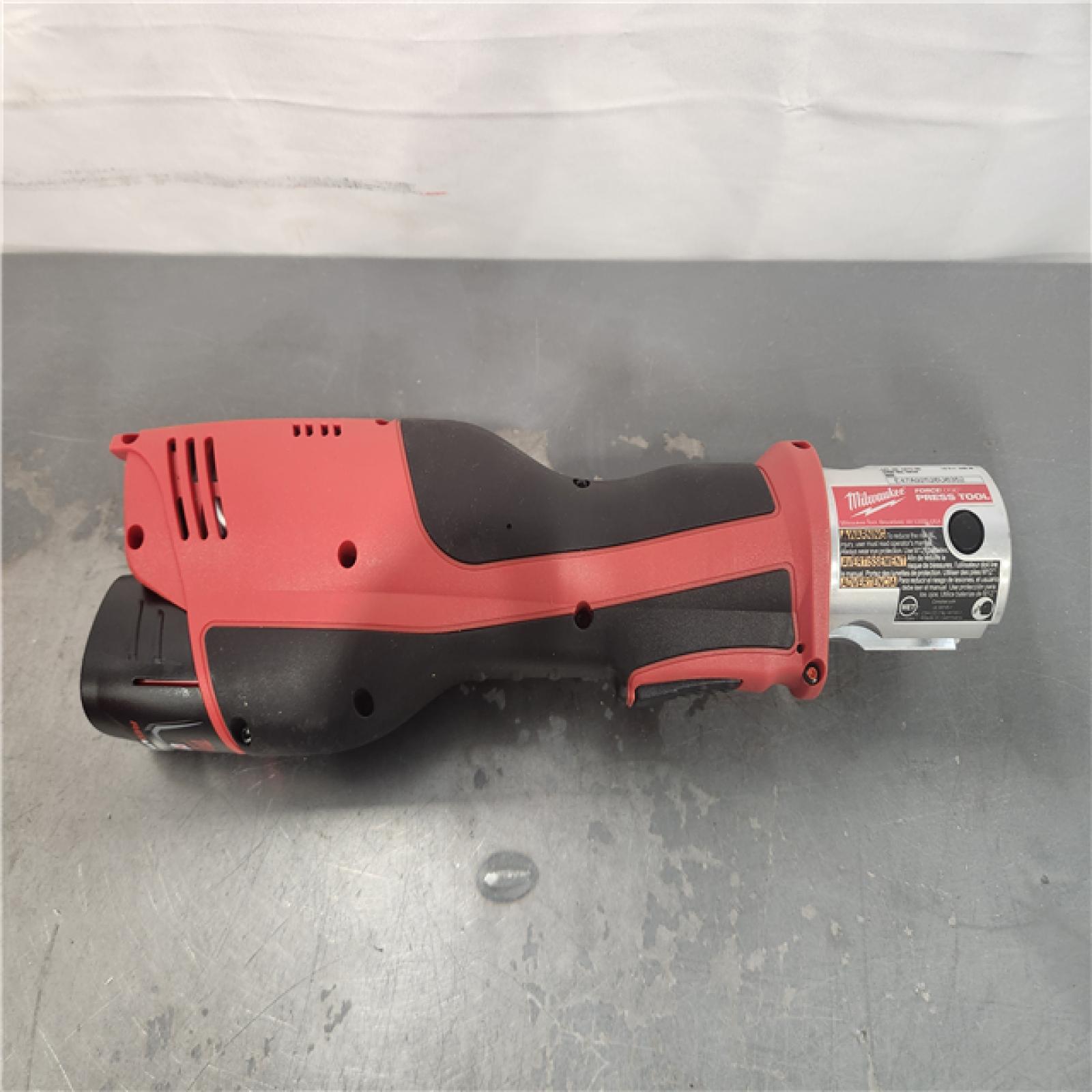AS-IS- Milwaukee 12-Volt Lithium-Ion Force Logic Cordless Press Tool Kit