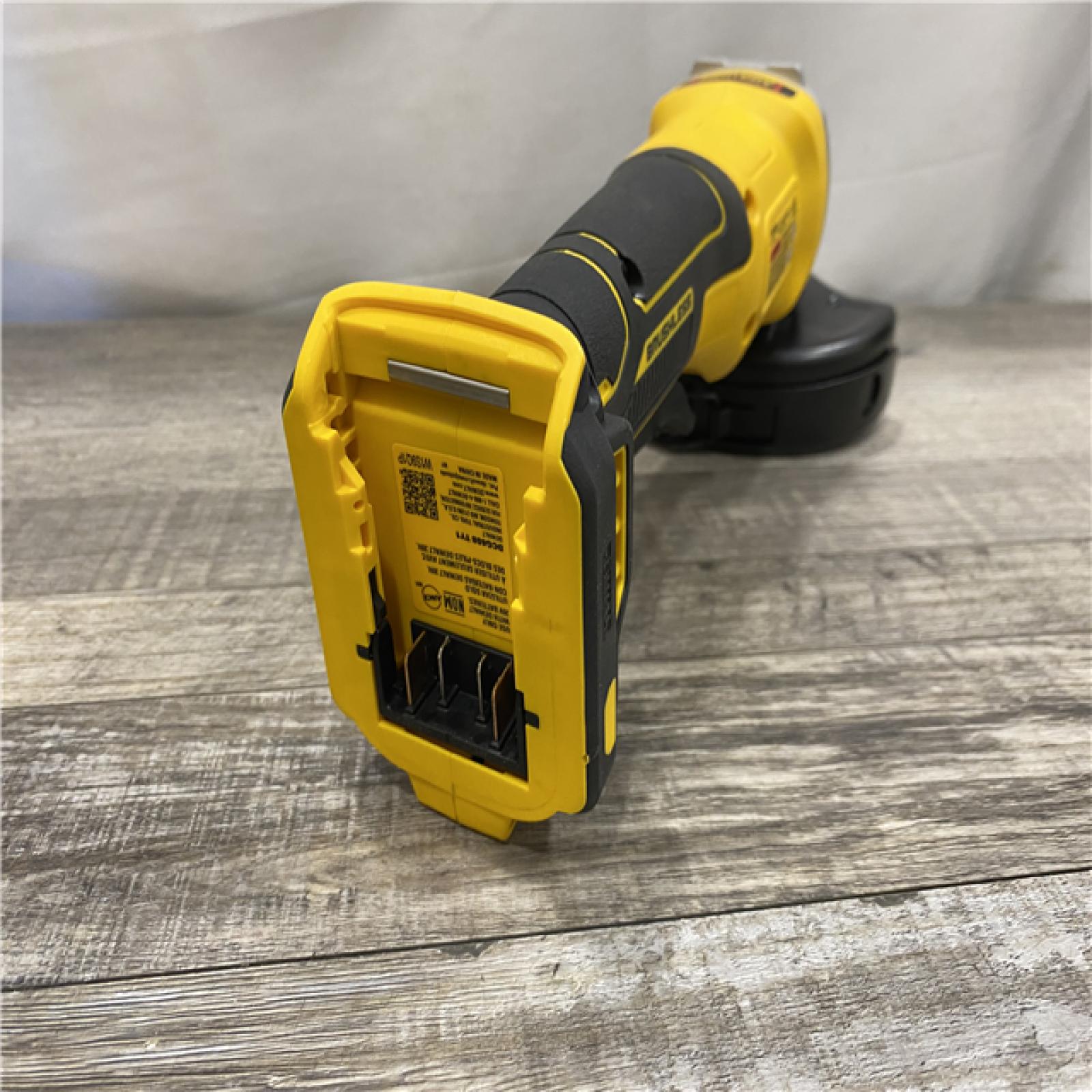 AS-IS DEWALT 20V MAX Cordless Brushless 4-1/2 in. Angle Grinder with Paddle Switch (Tool Only)