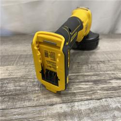 AS-IS DEWALT 20V MAX Cordless Brushless 4-1/2 in. Angle Grinder with Paddle Switch (Tool Only)