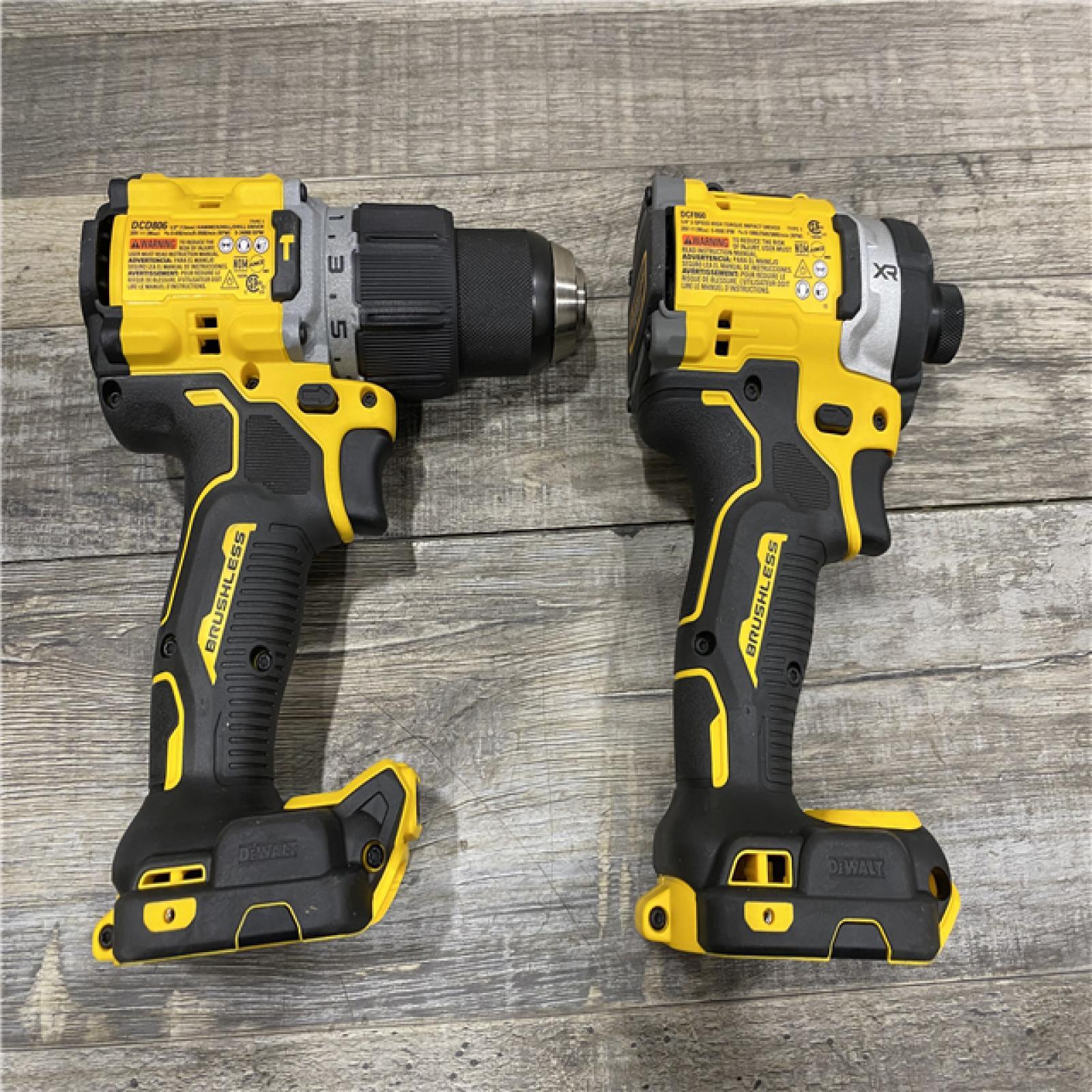 AS-IS DEWALT 20V XR Lithium-Ion Cordless 2-Tool Combo Kit