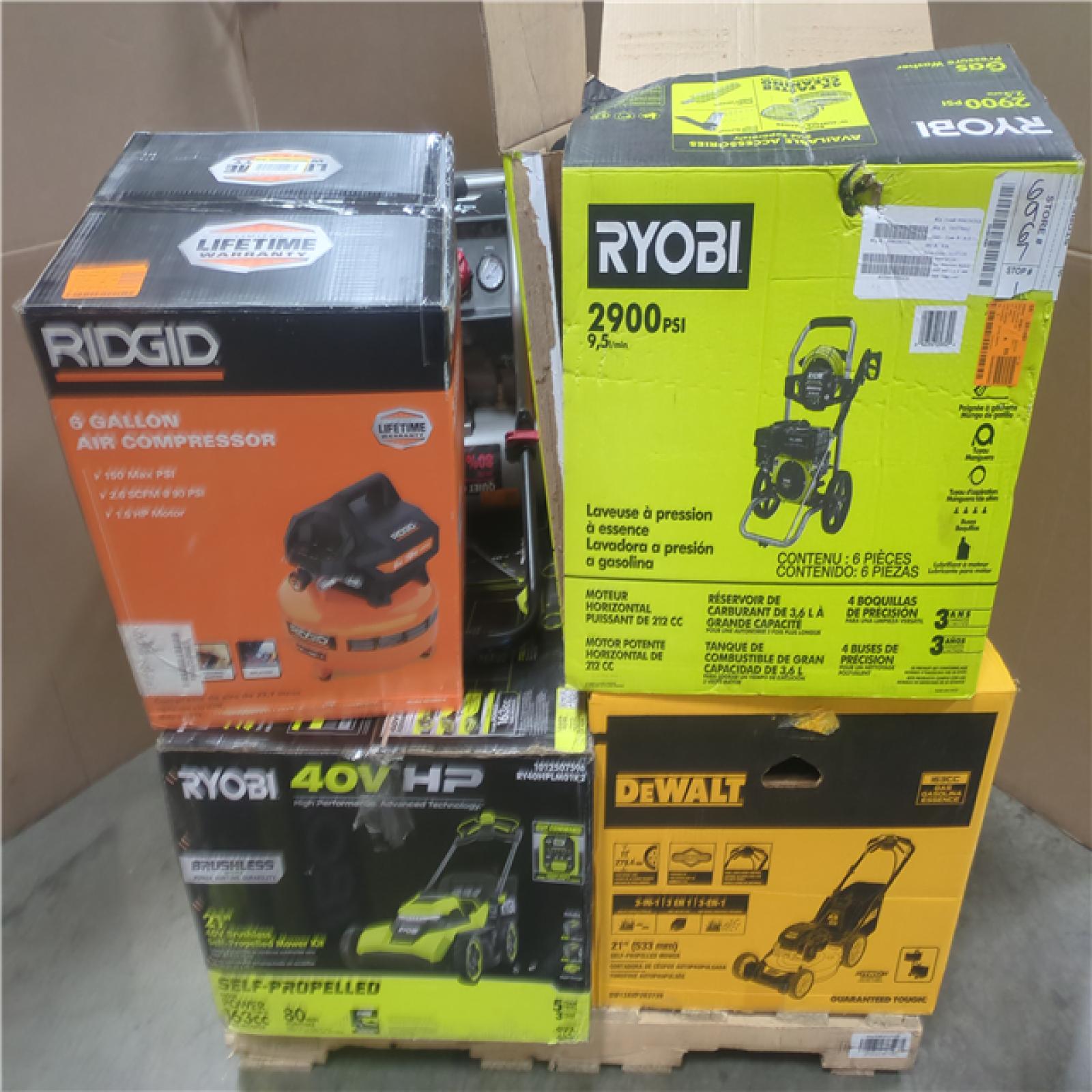 CALIFORNIA AS-IS OUTDOOR POWER EQUIPMENT