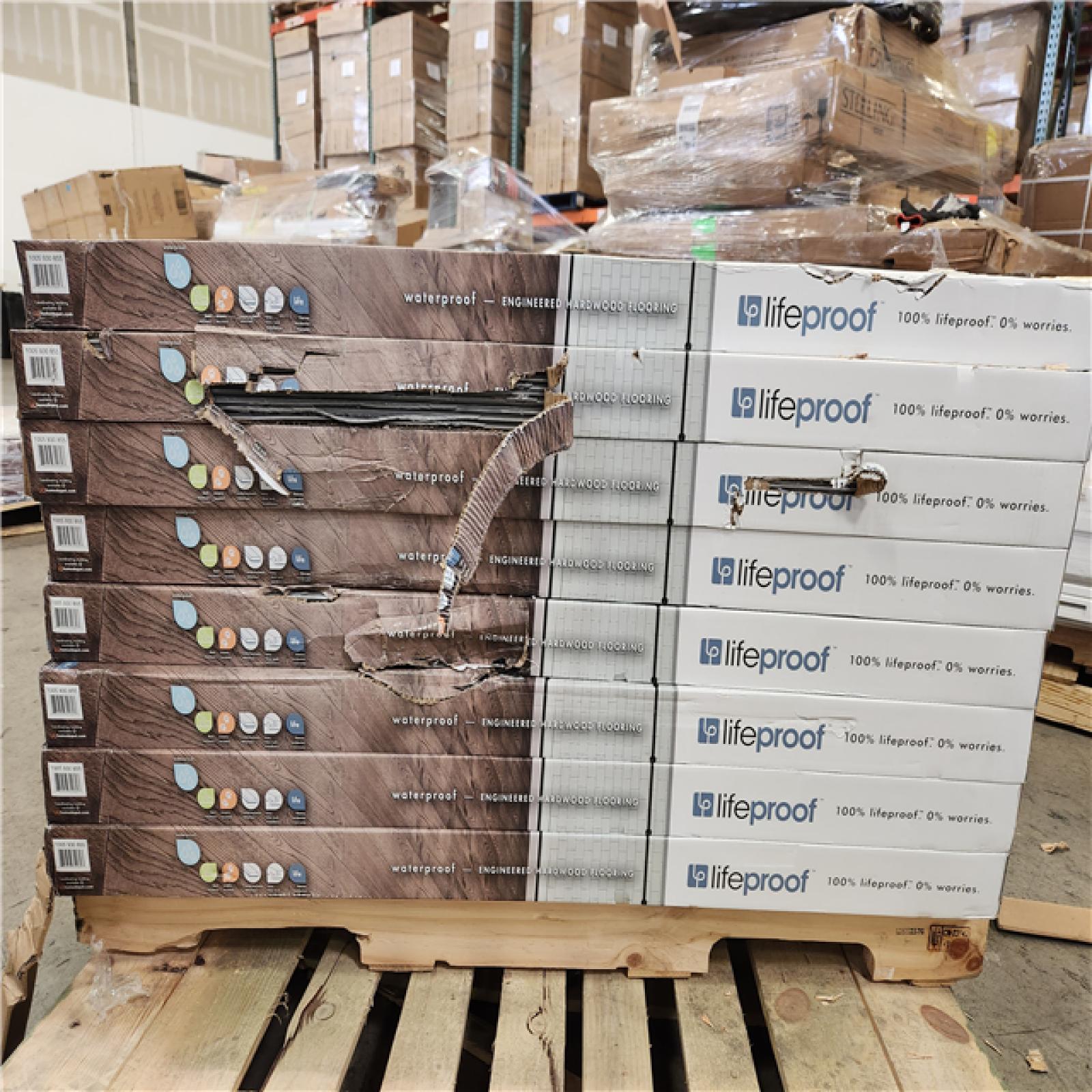 Phoenix Location Lifeproof Timber Wolf Hickory 0.28 in. T x 6.5 in. W Waterproof Engineered Hardwood Flooring (523 sq. ft. 24 case)