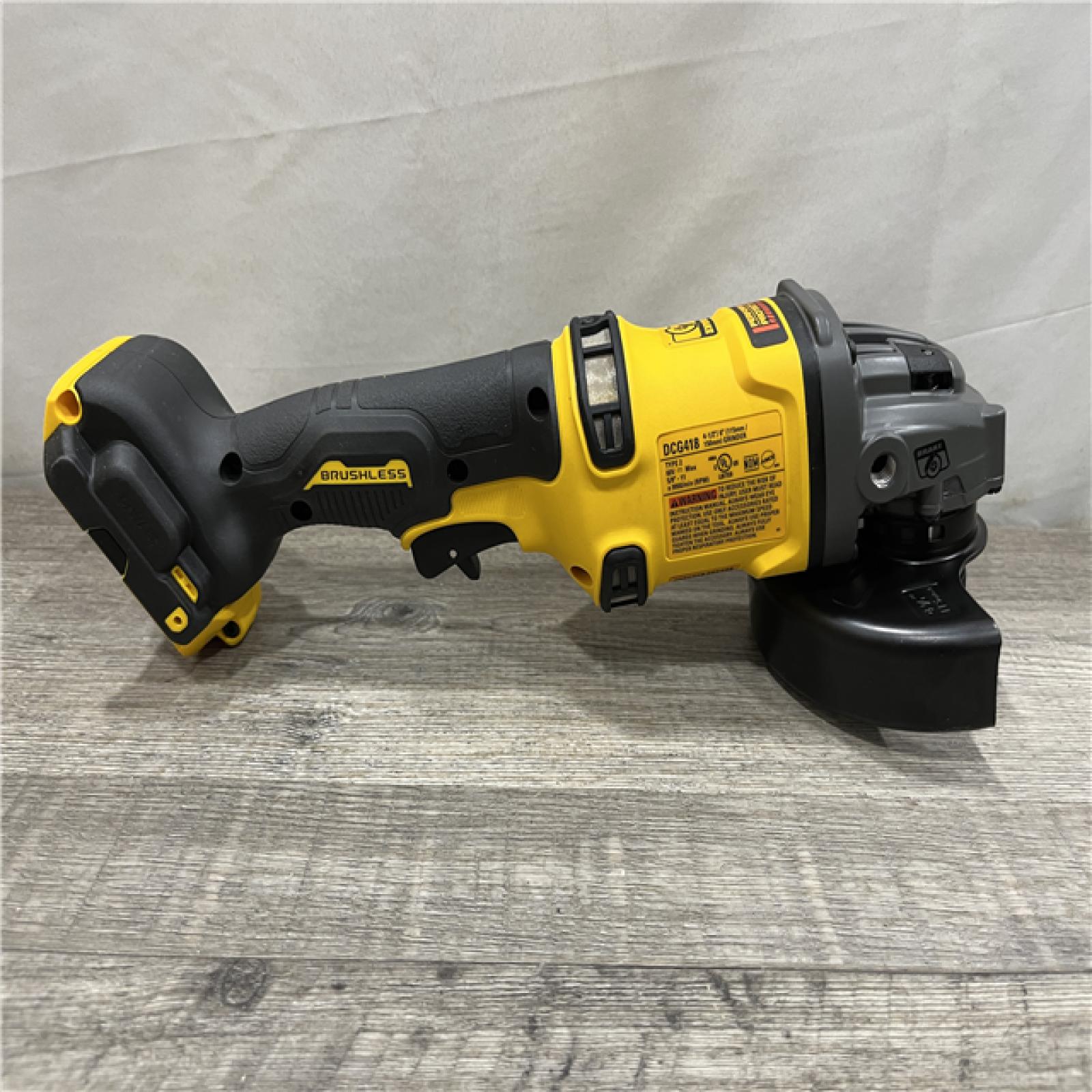 AS-IS DEWALT FLEXVOLT 60V MAX Cordless Brushless 4.5 in. to 6 in. Small Angle Grinder with Kickback Brake (Tool Only)