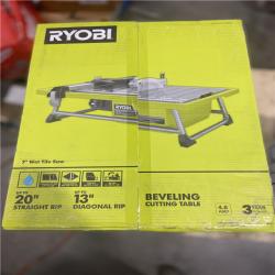 NEW! - RYOBI 4.8 -Amps 7 in. Blade Corded Tabletop Wet Tile Saw