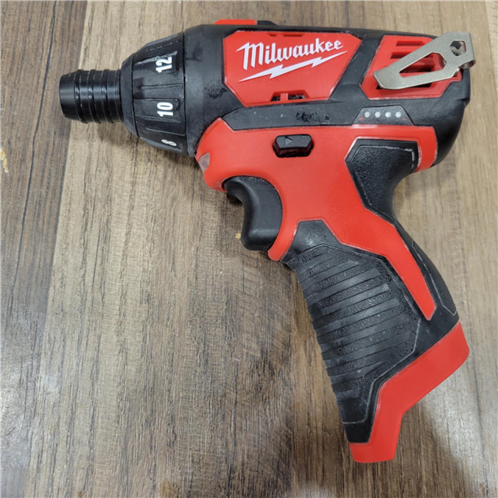 AS-IS Milwaukee 2401-22 - M12 12V Cordless Screwdriver Kit