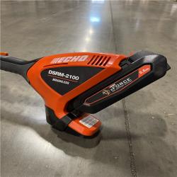 LIKE NEW!- ECHO 56V Brushless Cordless Battery Attachment Capable 16 in. String Trimmer w/ Speed-Feed Head and 2.5Ah Battery and Charger