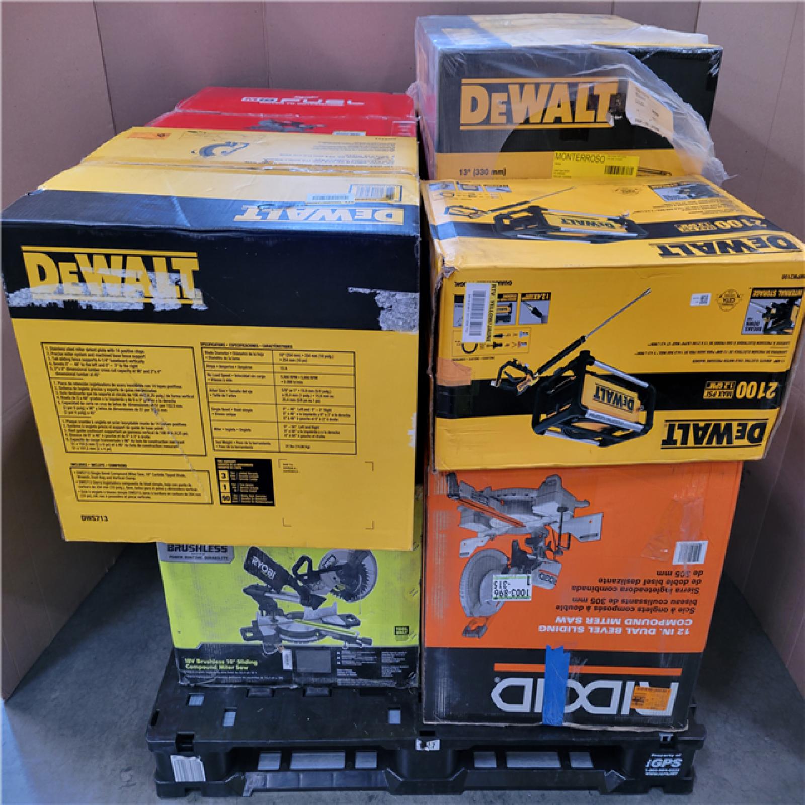 CALIFORNIA AS-IS TOOL PALLET