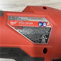 AS-IS Milwaukee FUEL 18-Volt Lithium-Ion Brushless Cordless Gen II 18-Gauge Brad Nailer (Tool-Only)