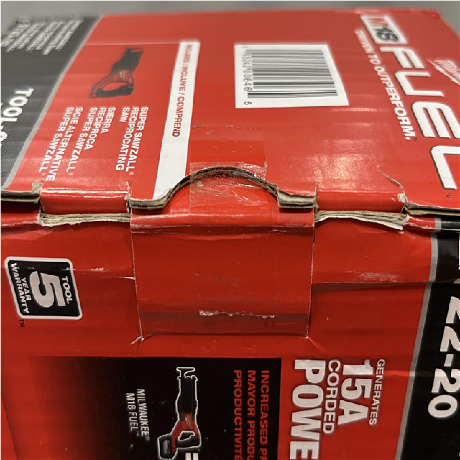 NEW - Milwaukee FUEL 18V Lithium-Ion Brushless Cordless Super SAWZALL Orbital Reciprocating Saw (Tool-Only)