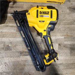 HOUSTON LOCATION - AS-IS DEWALT 20V MAX XR 15 Ga. Cordless 34 Deg Nailer 20 V