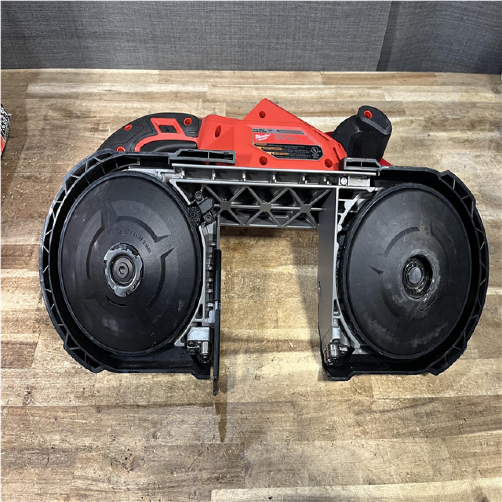 Houston Location AS-IS Milwaukee FUEL 18V Lithium-Ion Brushless Cordless Deep Cut Band Saw (Tool-Only)