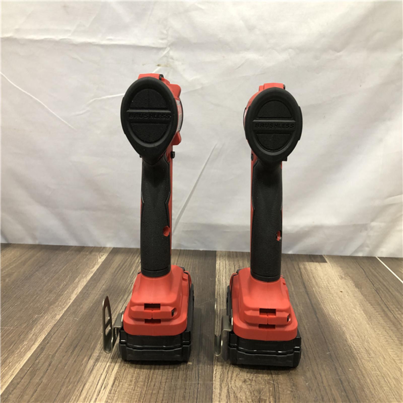 AS-IS Milwaukee 18V Lithium-Ion Brushless Cordless Compact Drill/Impact Combo Kit