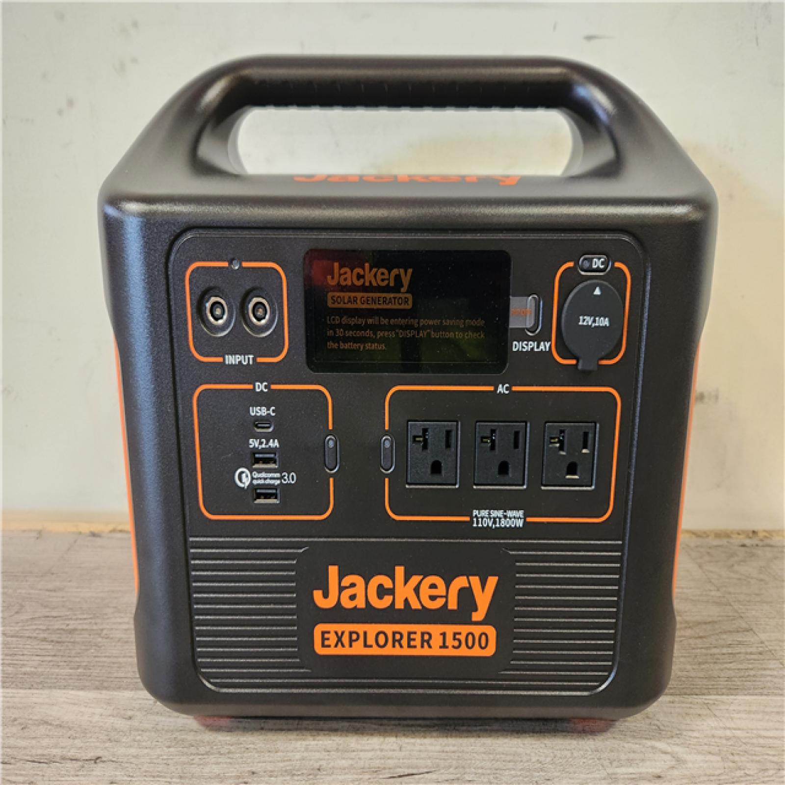 Phoenix Location LIKE NEW Jackery Explorer 1500, 1534Wh/1800W Model No. JSG-1500B