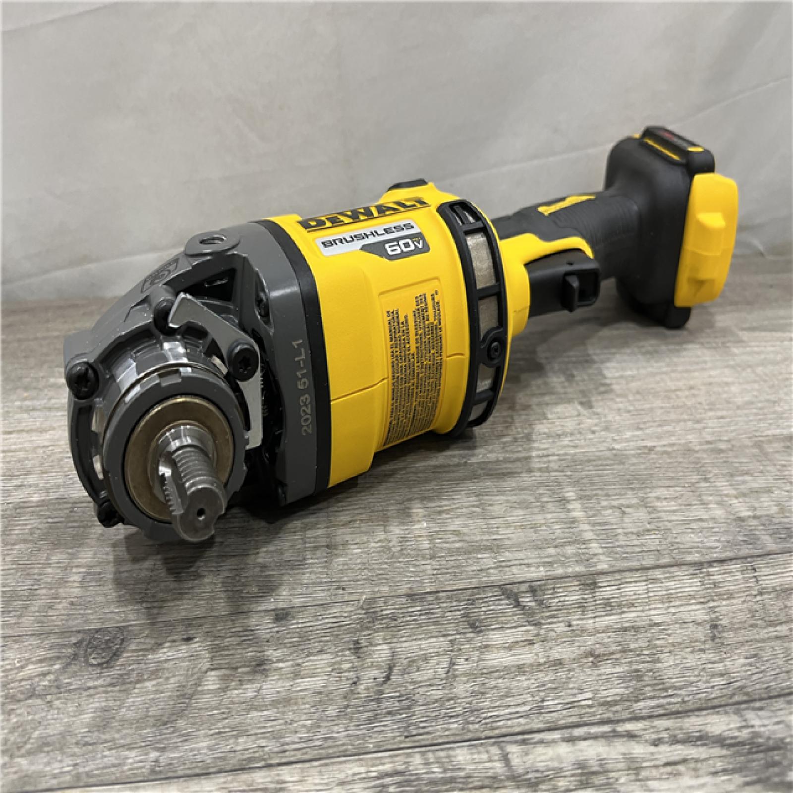 AS-IS DEWALT FLEXVOLT 60V MAX Cordless Brushless 4.5 in. to 6 in. Small Angle Grinder with Kickback Brake (Tool Only)