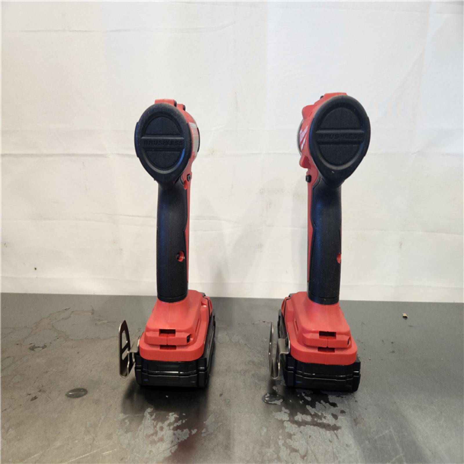 AS-IS- Milwaukee M18 Compact Brushless 2-Tool Combo Kit