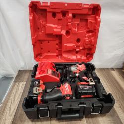 NEW! - Milwaukee M18 FUEL 18V Lithium-Ion Brushless Cordless Hammer Drill and Impact Driver Combo Kit (2-Tool) with 2 Batteries