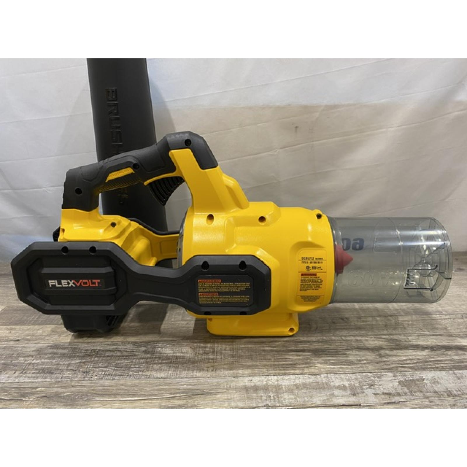 AS-IS DEWALT FLEXVOLT 60V MAX 125 MPH 600 CFM Brushless Cordless Battery Powered Blower Kit