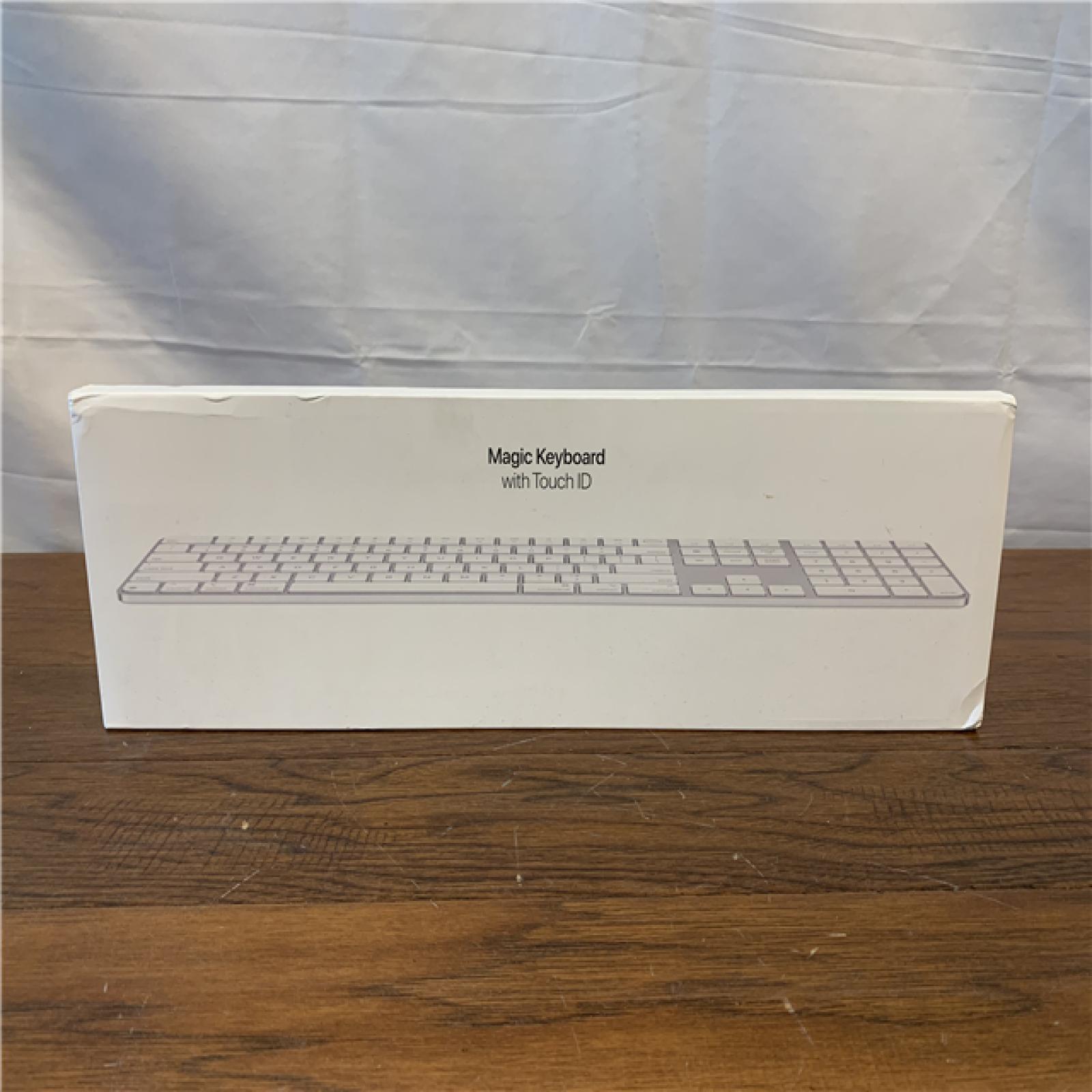NEW! Apple Magic Wireless Keyboard with Touch ID, White (MXK73LL/a)