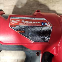 HOUSTON LOCATION - AS - IS Milwaukee FUEL 3-1/2 in. 18-Volt 30-Degree Lithium-Ion Brushless Cordless Framing Nailer (Tool-Only)