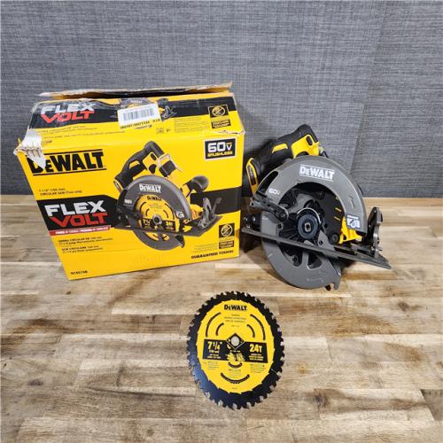 HOUSTON LOCATION - AS-IS DeWALT Flexvolt Max 7-1/4  60V Brushless Circular Saw DCS578B (Bare Tool)