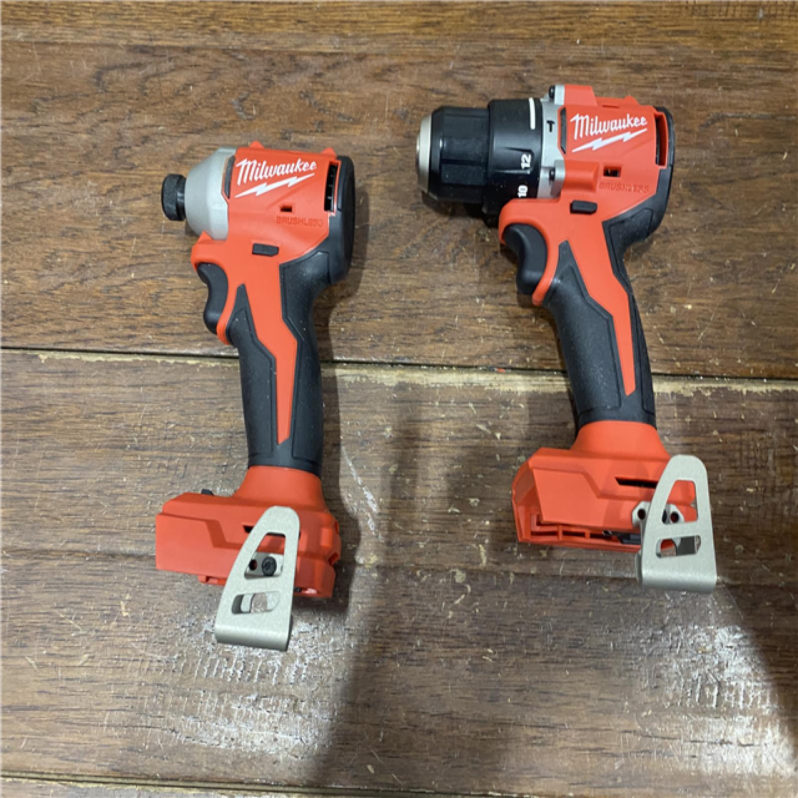 AS-IS Milwaukee M18 Compact Brushless 2-Tool Combo Kit