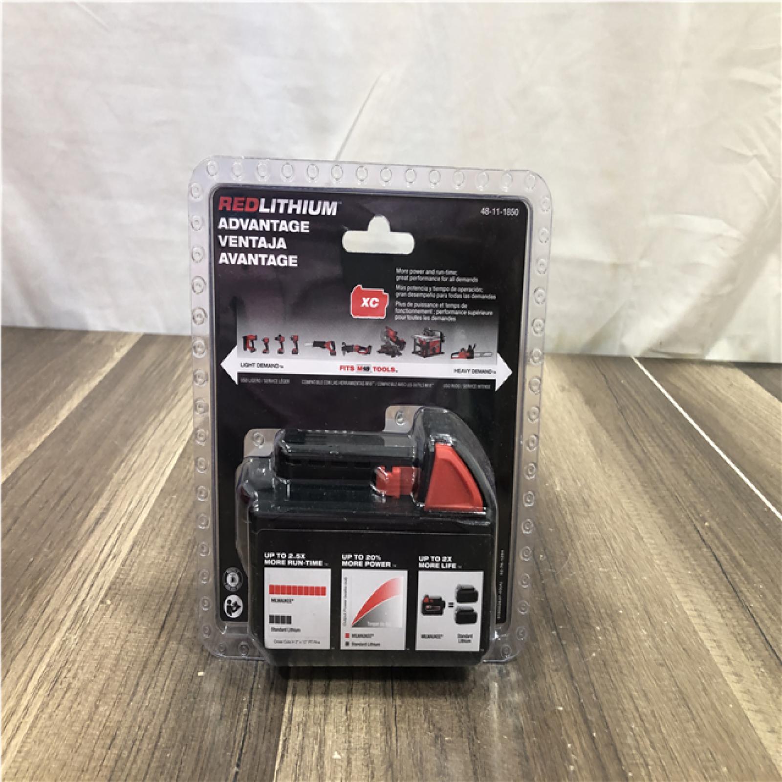 NEW- Milwaukee 18-Volt 5.0 Ah Lithium-Ion XC Extended Capacity Battery Pack