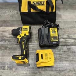 AS-IS DEWALT Atomic 20V Lithium-Ion Cordless Compact 1/2 in. Drill/Driver Kit